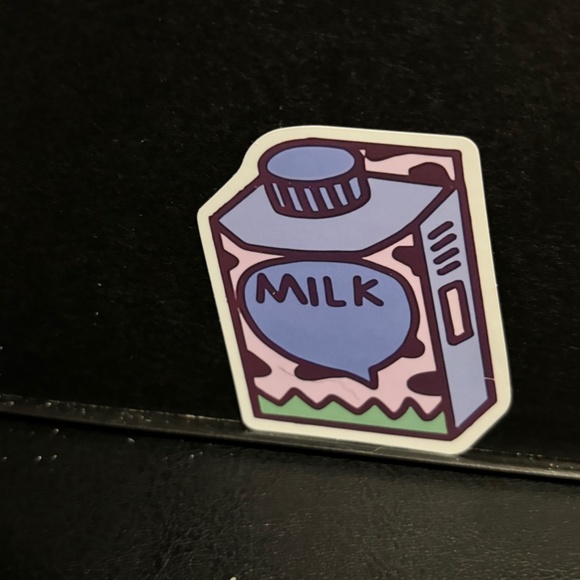 CARTOON MILK STICKER - Picture 1 of 1
